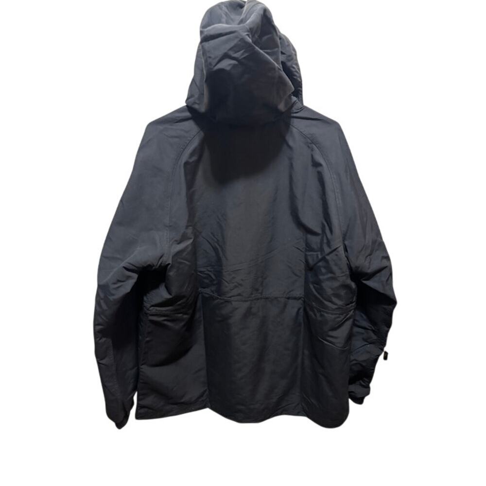 NWT L.L.Bean Anorak Windbreaker Jacket Mens Large Antech Embroidered Black - Picture 6 of 9